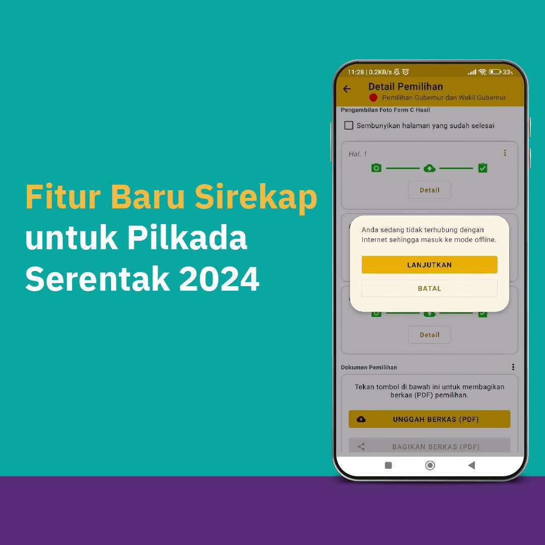 Fitur Baru Sirekap  untuk Pilkada Serentak 2024