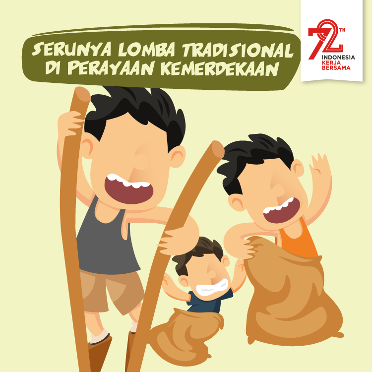 Serunya Lomba Tradisional di Kemerdekaan